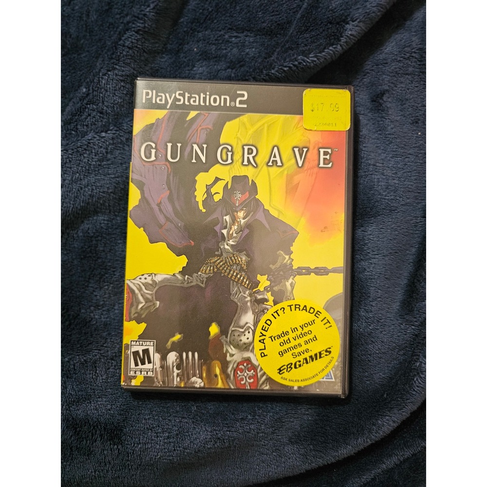Gungrave Sony PlayStation 2 PS2 Sega 2002 Anime Action Shooter CIB Complete